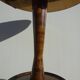 Solid wood pedestal table, Ø60cm