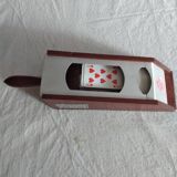 Mahogany croupier's shoe