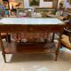 Mahogany console XIXth
