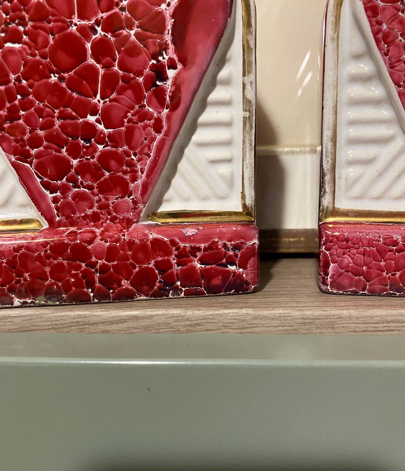 A pair of Art Deco vases