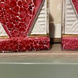Duo of art deco vases