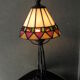 Lampe art déco en fer forgé