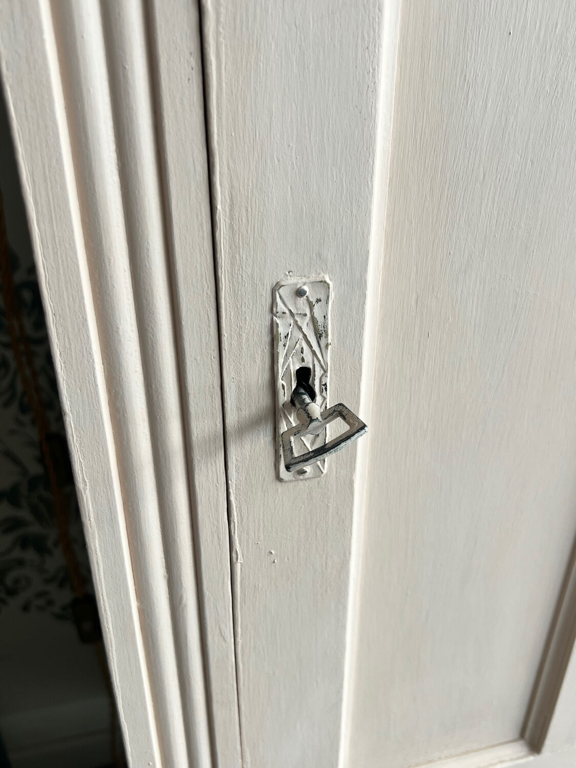 Small Parisian wardrobe with mirror