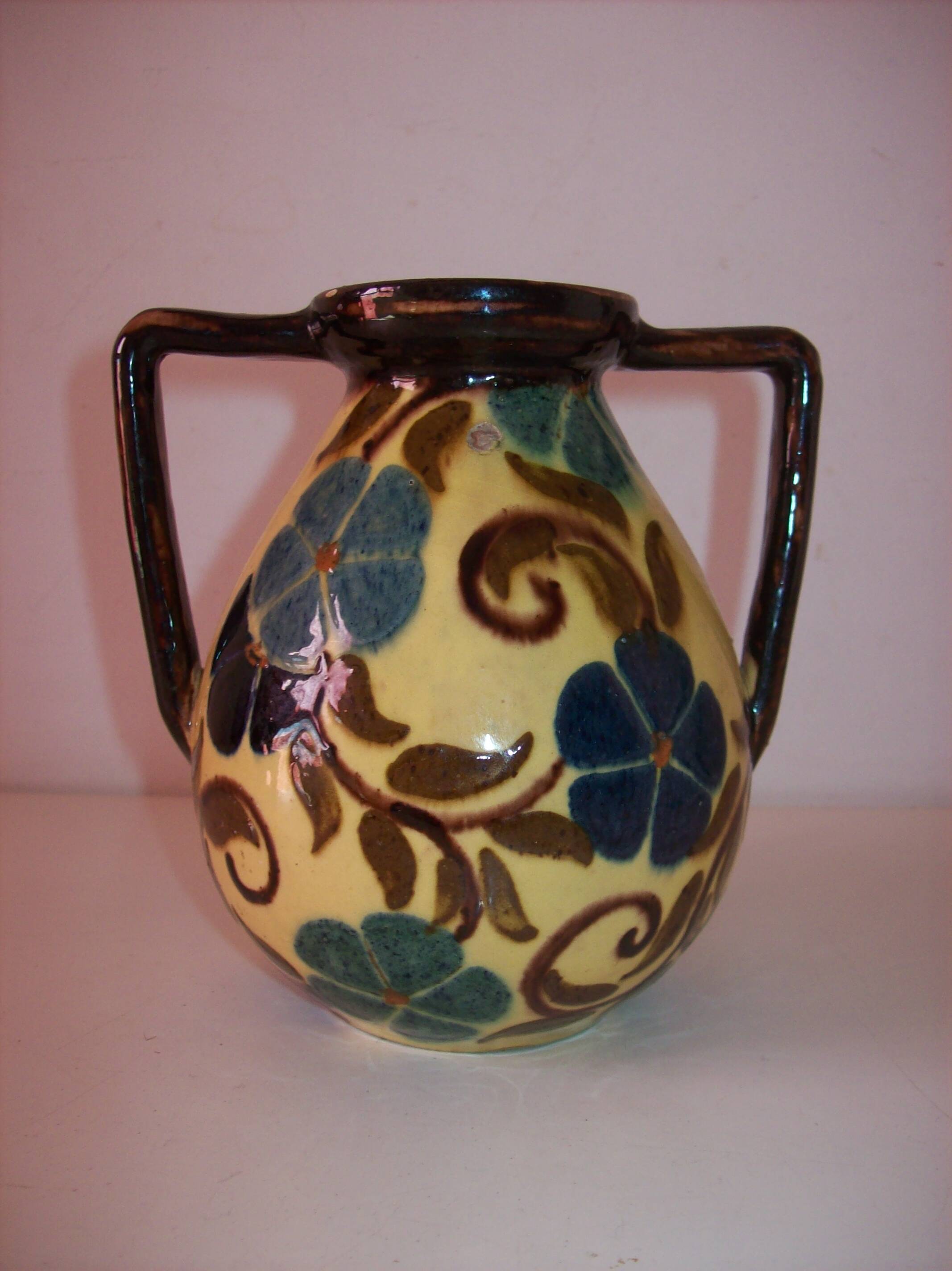 Vase Art Déco signé René Nicole