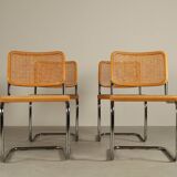 Ensemble de quatre chaises Thonet S32 par Marcel Breuer, 1983