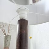 1940s Art Deco oak desk lamp