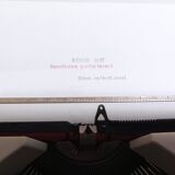 Hermès Baby sand-colored typewriter