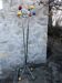 Coat rack in chromed metal and colored balls 1950-1970