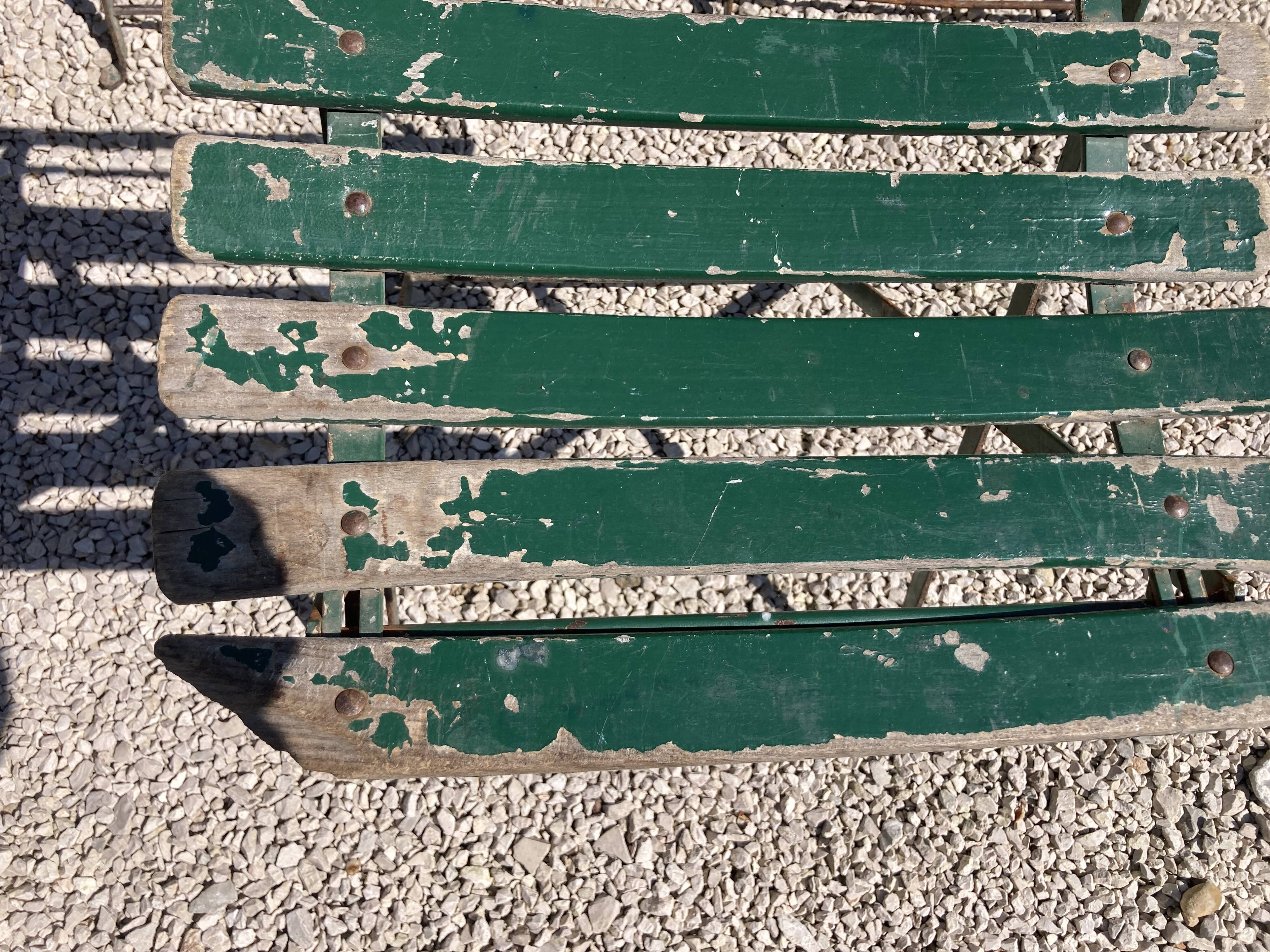 6 folding garden chairs