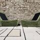 Pair of vintage velvet armchairs 1970"