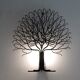 Vintage Swedish metal wall lamp 1970