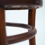 chaises de bistrot anciennes Thonet n° 14 118 en bois courbé et sangles, 1880, lot de 3