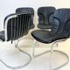 Set of 4 chairs by Willy Rizzo, 1970s