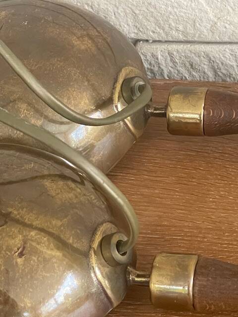 Tea shovel wall lights