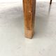 Large brutalist farmhouse table in solid oak from the 1950s.