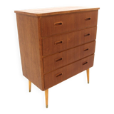 Commode scandinave en teck, Suède, 1960