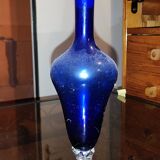 Carafe verre bleu Murano