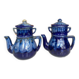 Old enameled coffee pot