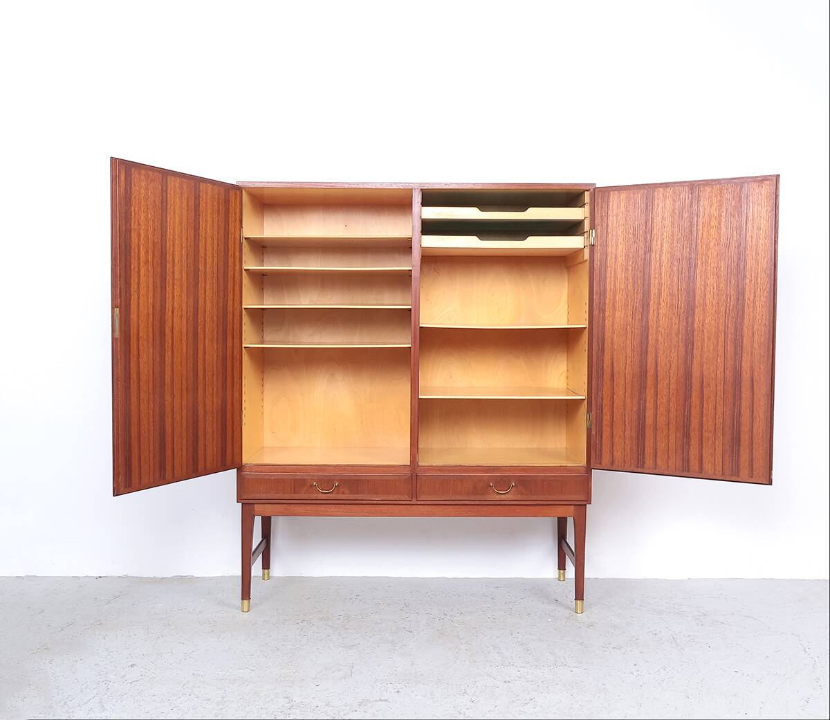 Niels O. Møller teak wooden cabinet, 1960s