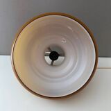 Vintage hanging lamp brown, pendant light, 70's interior