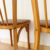 Pair of Baumann bistro chairs