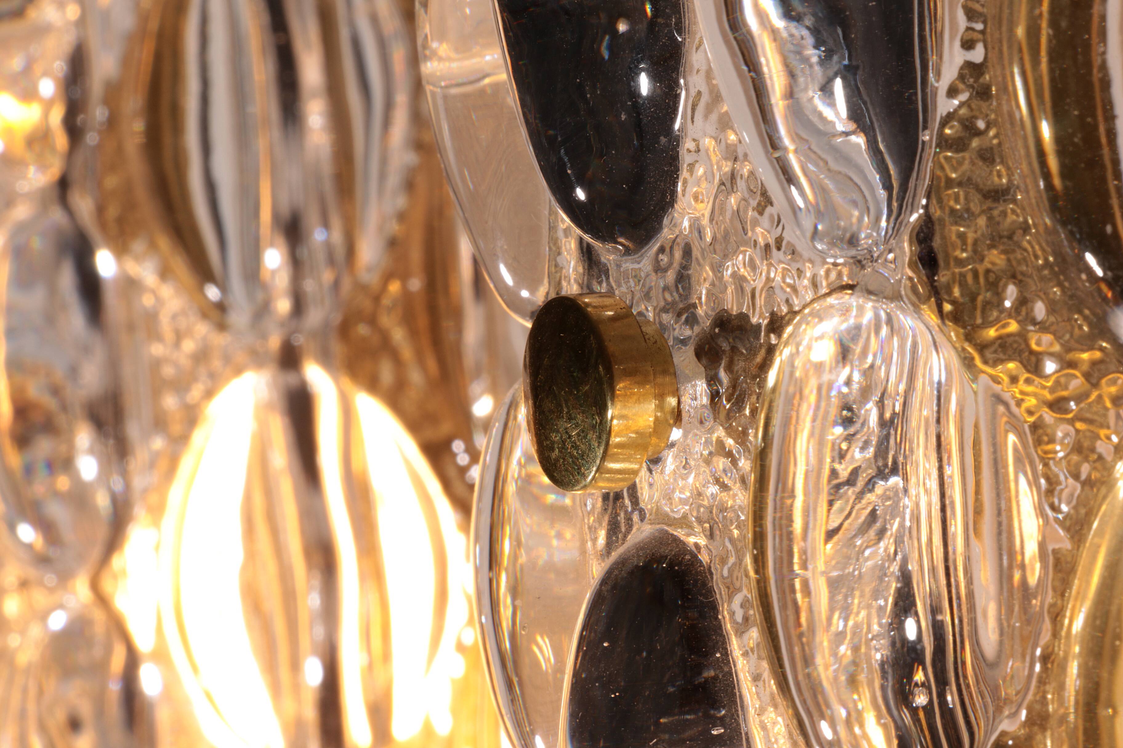 Appliques murales en cristal Waterdrop de Carl Fagerlund pour Orrefors