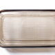 Black amber glass butter dish from lever
