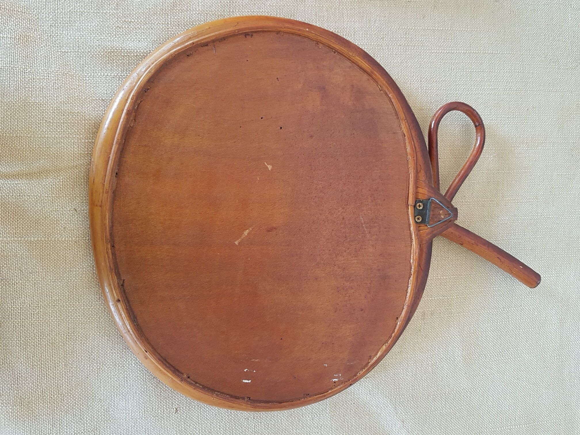 Apple rattan mirror 1970