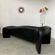 Old leather sofa design Strassle Collection of the 80
