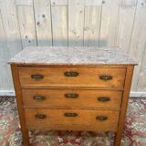 Commode chêne époque Art Déco - Art Nouveau