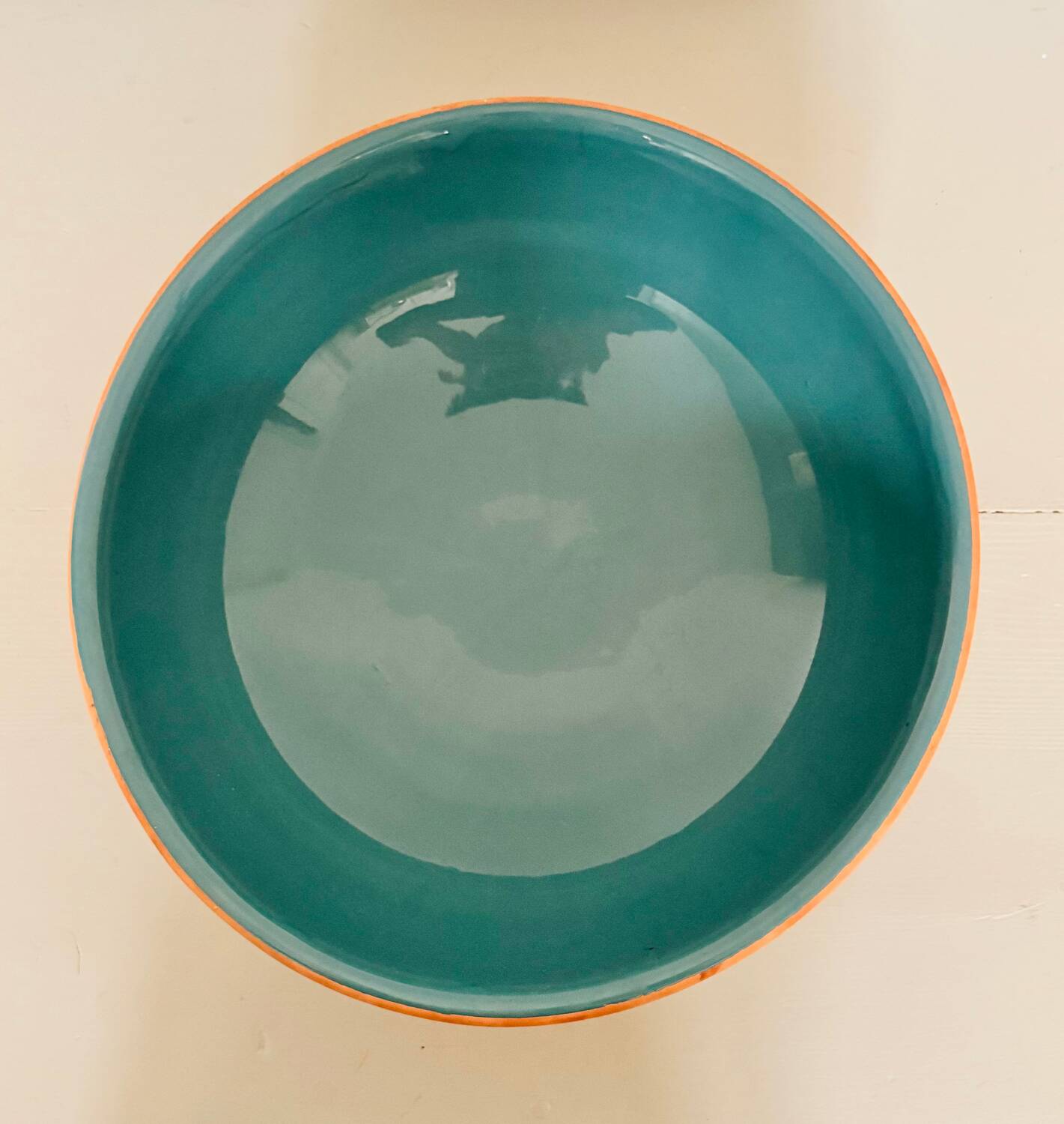 Large Terra Cotta Salad Bowl