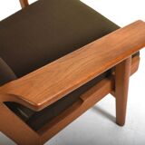 Hans J. Wegner GE-290 Highback Lounge Chair 1950s