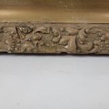 Gilded wooden mirror Napoleon III