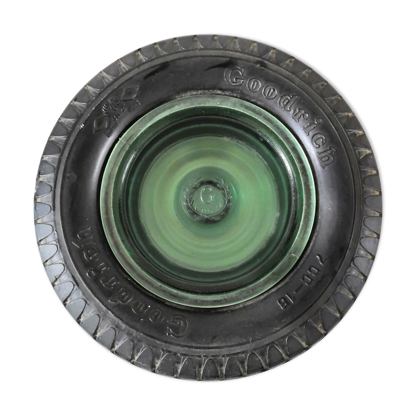 Goodrich tire ashtray design 70s