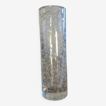 Vase rouleau en verre soufflé - verrerie de bendor