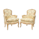 Paire de fauteuils bergères