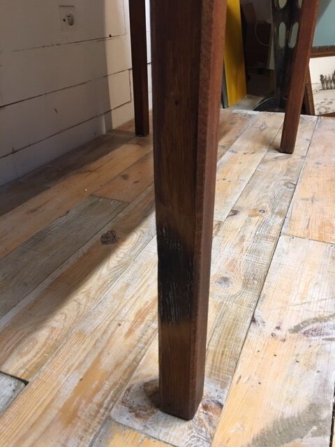 Flat desk black laqué tray 1950