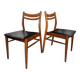 Chaises vintage style scandinave
