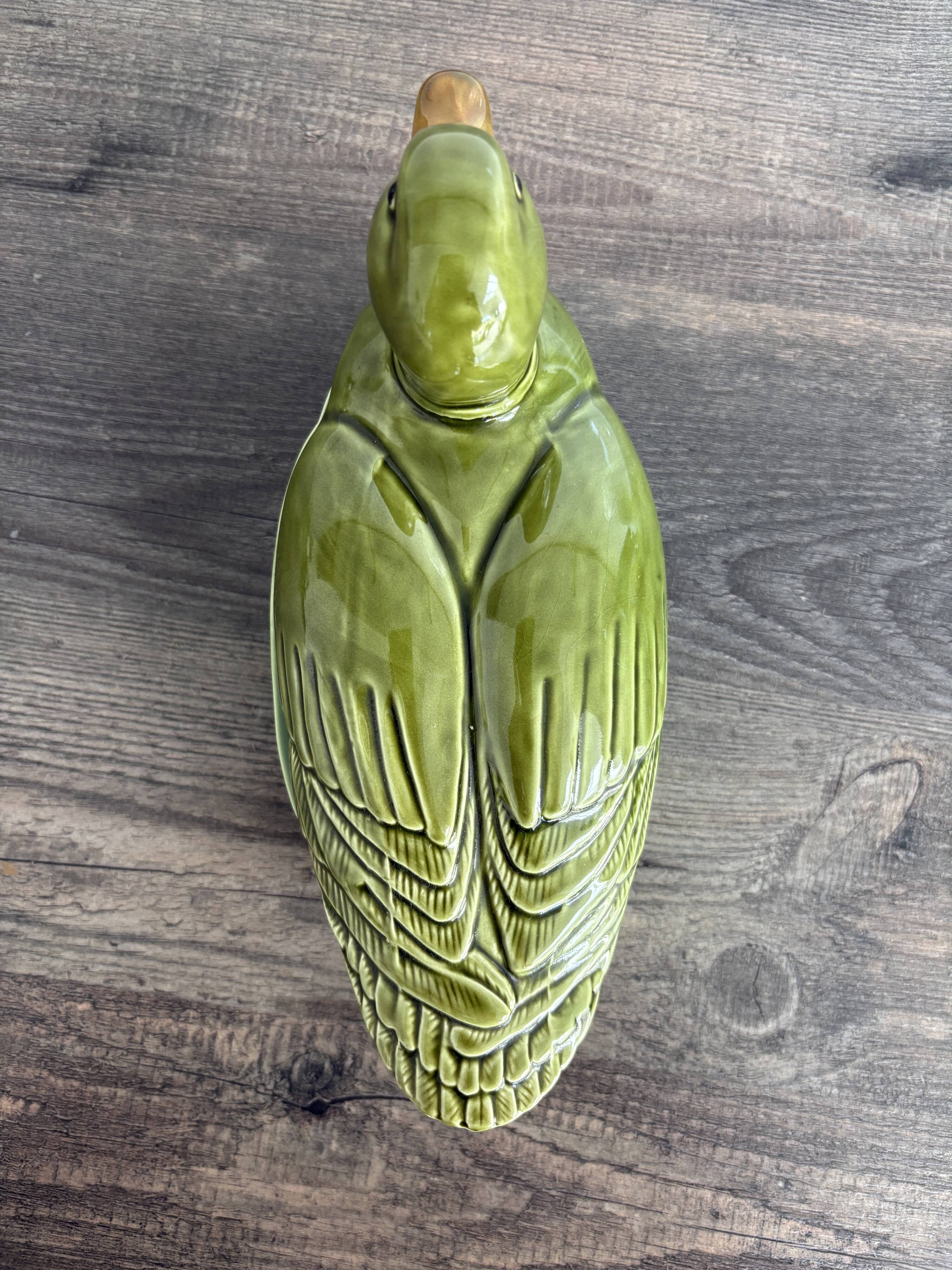 Vintage porcelain duck terrine
