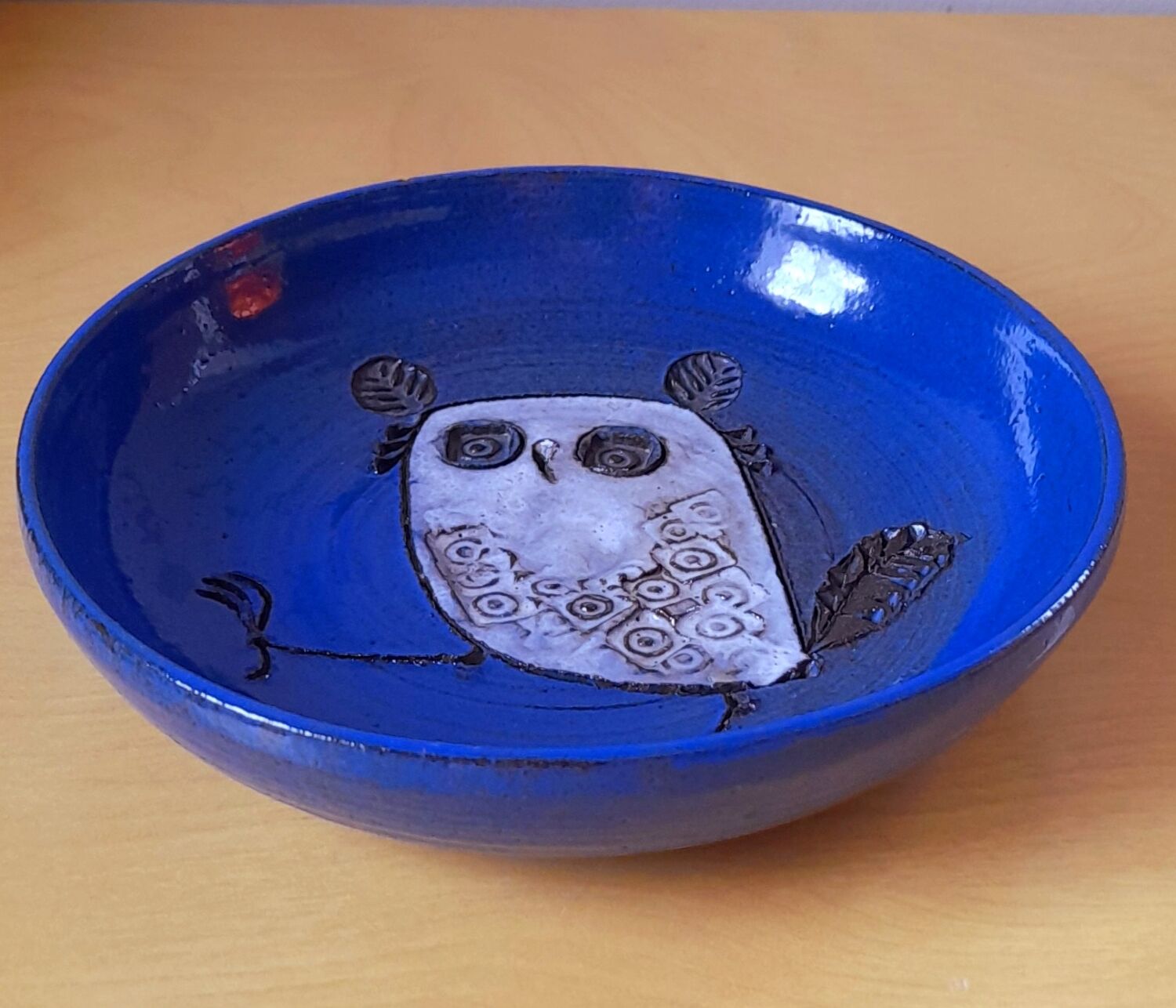 Empty owl ceramic pocket from Dour 60s