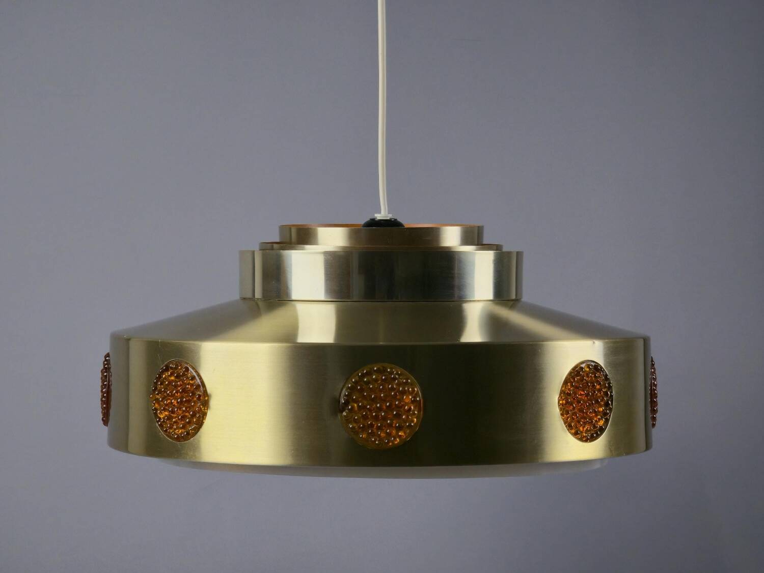 1960s Danish Mid-century Modern Vitrika Pendant Lamp.