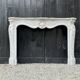 Louis XV Style Fireplace In Carrara Marble, Circa 1880