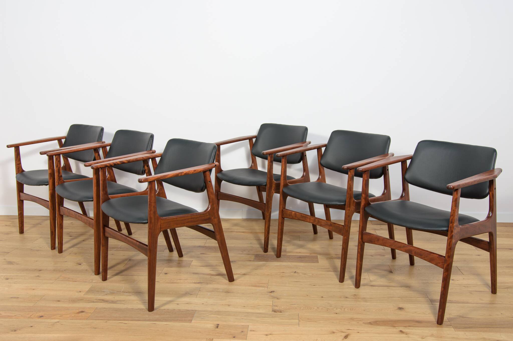 Mid Century Armchairs by Arne Vodder, 1960s, Set of 6
