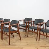 Mid Century Armchairs by Arne Vodder, 1960s, Set of 6