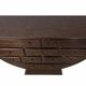Curved mahogany sideboard with 10 drawers – Chic colonial spirit