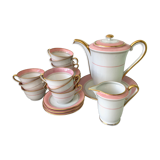 Coffee service x 8 porcelain from Vierzon