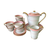 Coffee service x 8 porcelain from Vierzon