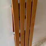 Folding bench in wood varnish vintage