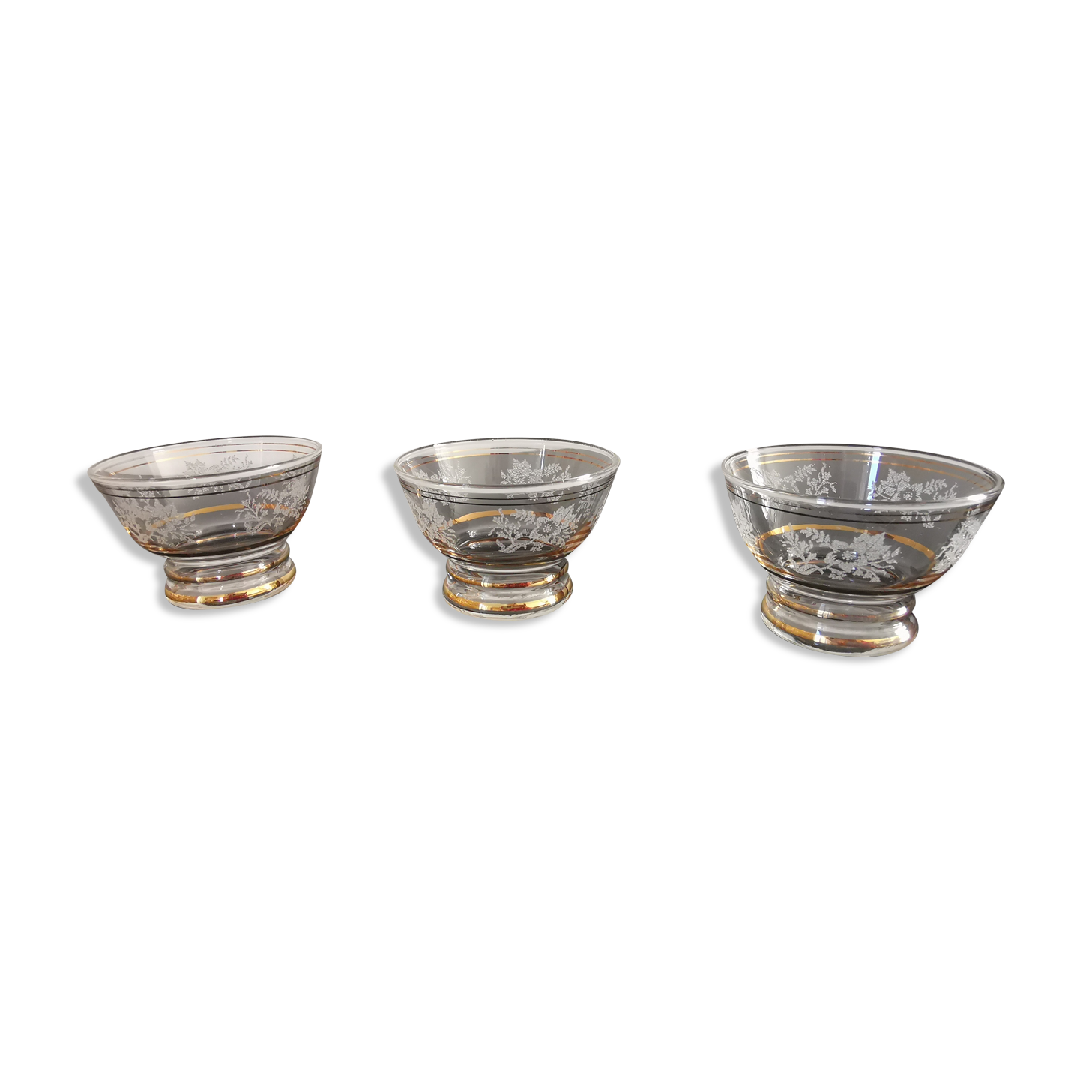 Retro art deco style digestive glasses/cocktails