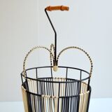 Vintage scoubidou umbrella holder 1950s